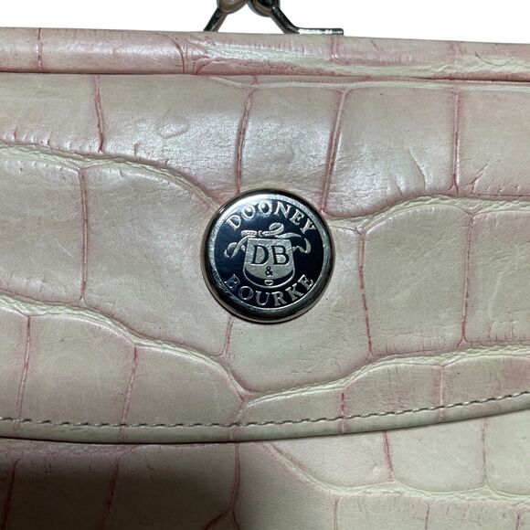 Dooney & Bourke Vintage Crocodile Leather Wallet w/ Checkbook feature (see desc) - Picture 2 of 7